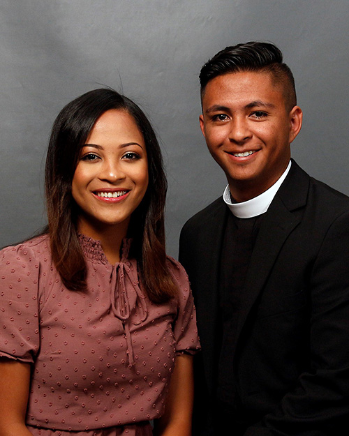 Vicar Solomon and his wife Mihoby